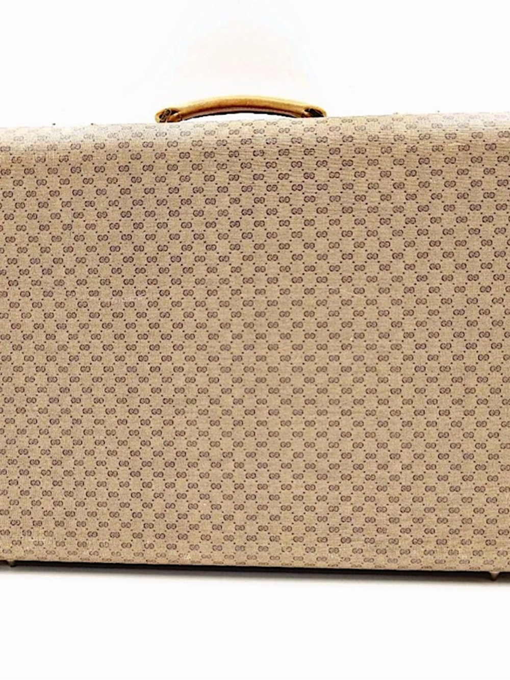 Authentic Gucci Vintage Micro GG Hardcase Trunk